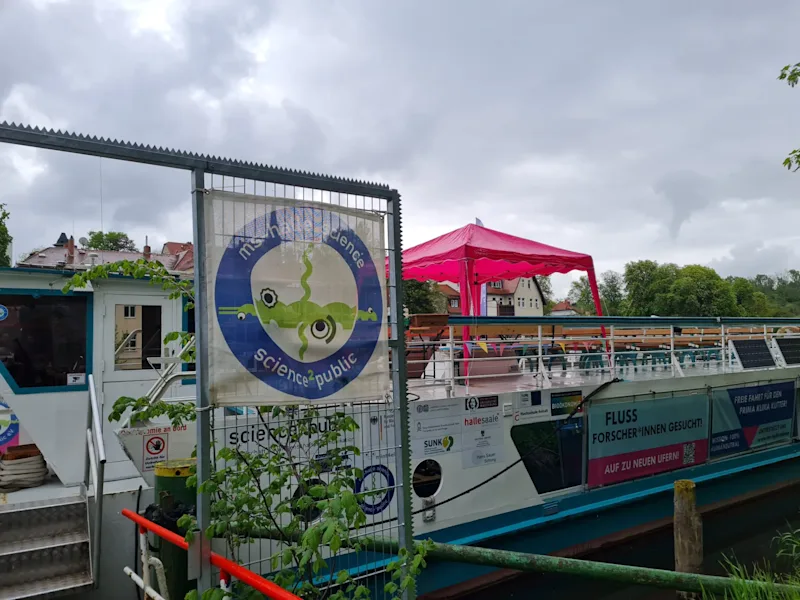 Projekt PrimaKlimaCamps Halle 2023 Forschungsschiff