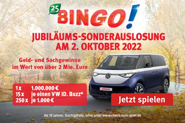 Teaser der Jubiläums-Sonderauslosung 