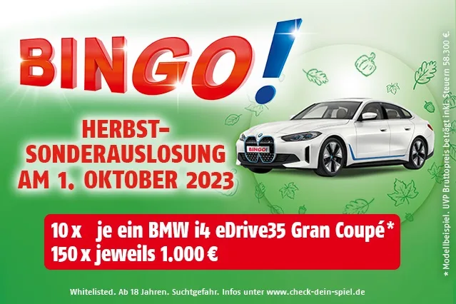 BIN<em>GO!</em>-Sonderauslosung Herbst 2023
