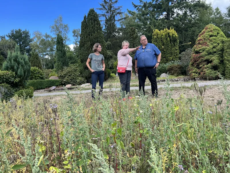 Projektbesuch Friedhof Wriedel