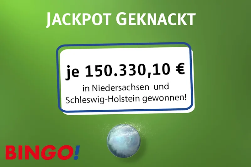 Was Kostet Ein Bingo Los In Niedersachsen BINGO!-Jackpot gleich zweimal geknackt | BINGO! - Die Umweltlotterie