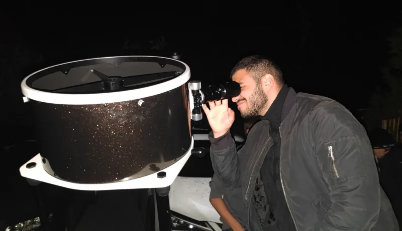 Projekt Sensibilisierung Lichtverschmutzung Braunschweig Teleskop