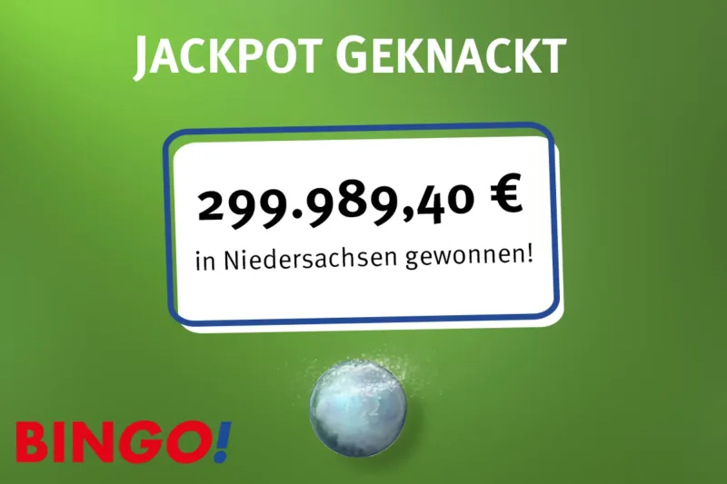 Jackpot in Niedersachsen geknackt